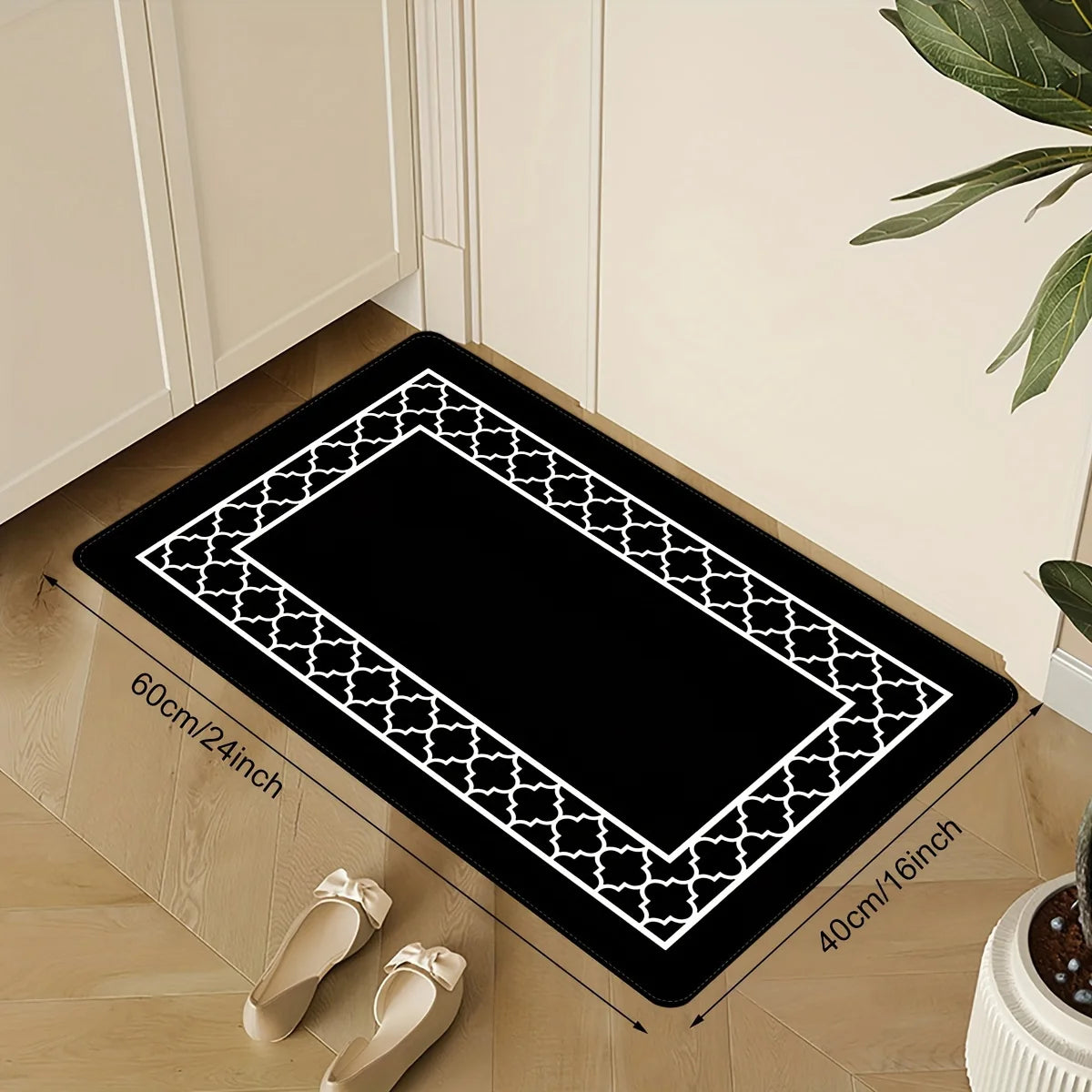 VIKAMA American-Style Rug Set For Kitchen Long Strip Water-Absorbent And Dirt-Resistant