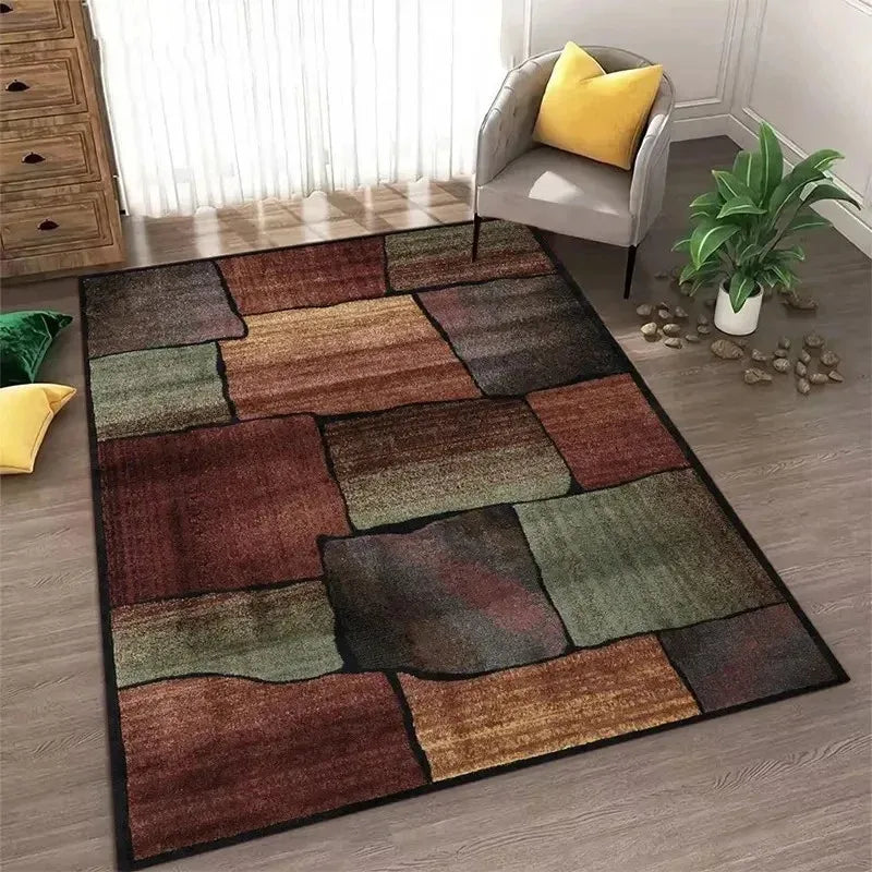 Nordic Area Rug, Abstract Non-Slip Washable Geometric Carpet,Living Room Bedroom Apartment Office Home