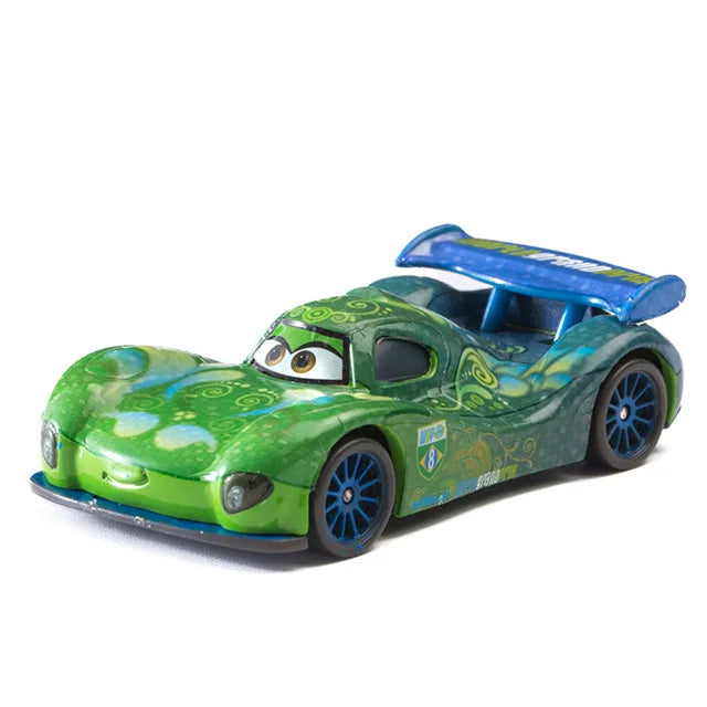 Cars toy Pixar Cars Toy Lightning McQueen Jackson Storm Mater Sally Sheriff 1:55 Diecast Model Car Toy