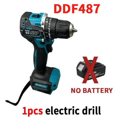 Makita DDF487 Brushless Lithium Electric Driver Electromechanical Drill Screwdriver Makita 18V Battery