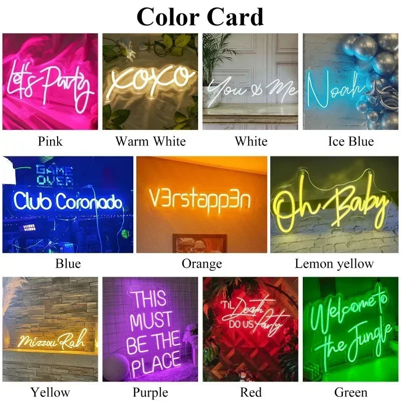 Custom Neon Sign Led Name Light for Kids Name Custom Signs Teenage Gift Led Neon Sign for Wall Decor Bedroom Decor Personalized