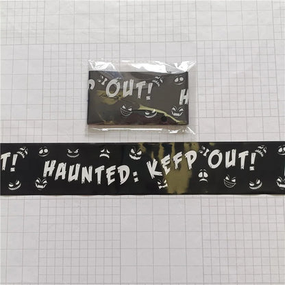 Halloween Party Decoration Warning Tape Scary Caution Tape Roll