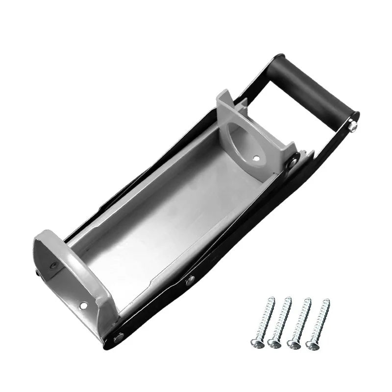 C2 16 Ounces Metal Can Crusher Bottle Opener Heavy Duty Steel Rubber Handle Smasher Kitchen For Beer Cans Bottles Recycling Tool