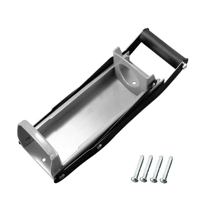 C2 16 Ounces Metal Can Crusher Bottle Opener Heavy Duty Steel Rubber Handle Smasher Kitchen For Beer Cans Bottles Recycling Tool
