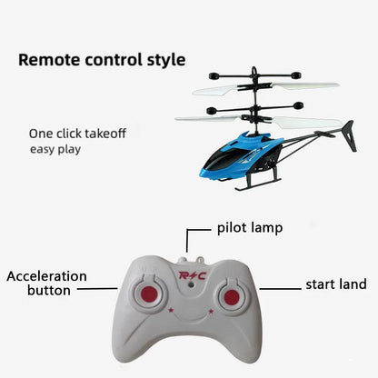 Rechargeable Mini RC Drone Remote Safe Fall-resistant RC Helicopters