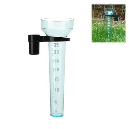 Garden Rain Gauge Clear Scale Rainwater Measuring Device