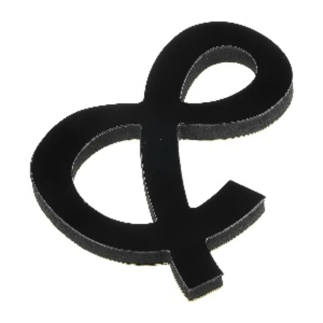 10cm 26 Letters 3D Mirror Acrylic Wall Art Sticker Black Self-Adhesive