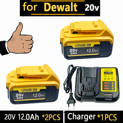 Original 20V for DeWalt battery 6Ah/12Ah   replaces  DCB200 DCF860 Dcd796 DCG406 DCF880 DCF512 DCD805