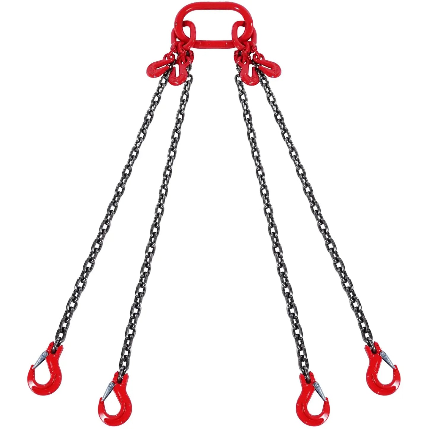 3/8 Inch Lifting Chain Sling, 8 Ton Capacity with Hooks for Engine Hoist