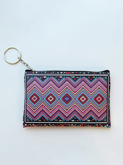 Vintage Printed Coin Wallet, Lightweight and Versatile Storage Bag, Coin Wallet, Gift Bag