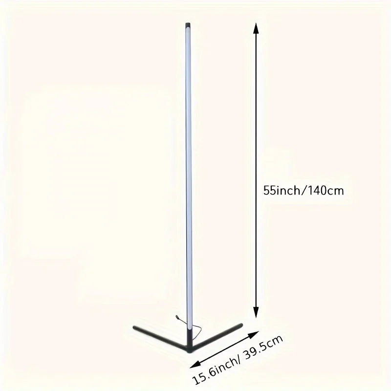 Corner Floor Lamp, 60-Inch Led Corner Lamp, p For Living Room Bedroom Game Room