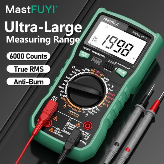 MASTFUYI 2000V 20A Extra-Large Range Dig Multifunctional All-in-One Machine