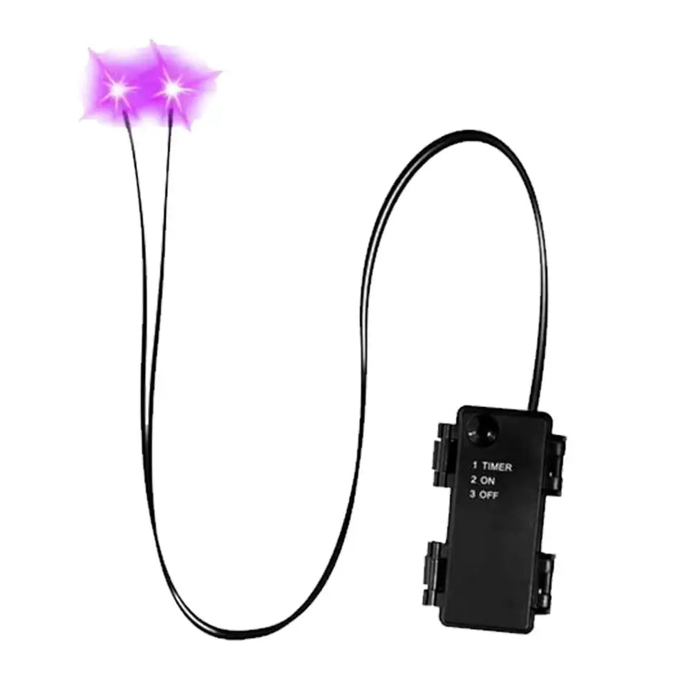 Halloween LED Glowing Eyes With Timer Light Up DIY Eyes For Skeleton Pumpkins Masks Tombstones