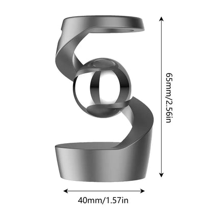 Rotating Desktop Suspended Gyroscope Gravity-Defying Sphere Stress Relief KineticSculpture