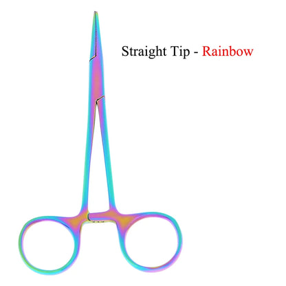 12.5cm New Animals Straight Curved Trauma Shears  Hemostat Forceps