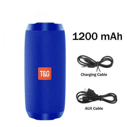 Portable Bluetooth Speaker Wireless , Ipx4 Waterproof Bluetooth 5.0 TWS MP3 Player Paring Aux & Tf-Card Input for Home  Outdoor