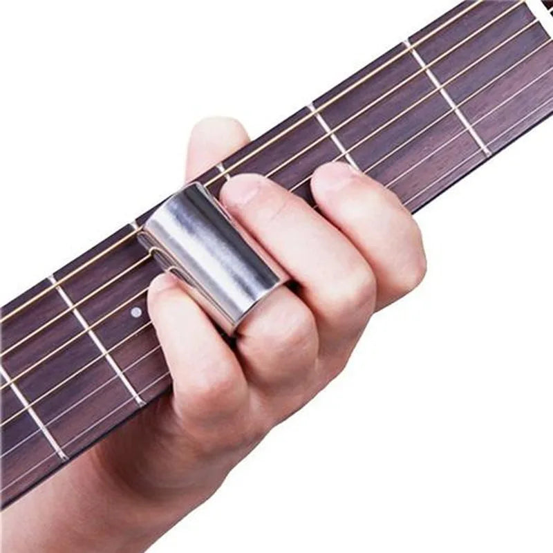 28 51 60 70 mm Stainless Steel Finger Slide Steel Musical Instrument Accessory Guitar String Tool