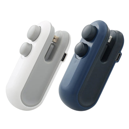 Mini Heat Bag Sealing Machine Rechargeable Handheld Sealer Portable  Kitchen Gadget