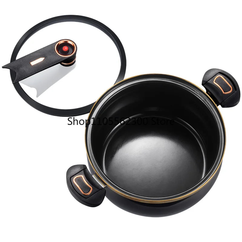 Home Use Multi-Functional Large Capacity 1.85 Gallon 10.24 Inch Non-Stick Pot Suitable for Induction Cooker And Gas Stove