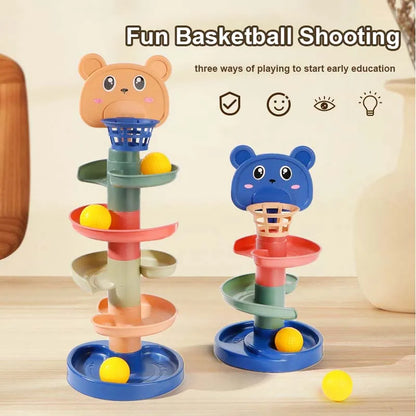 Montessori Baby Toy Rolling Ball Children Montessori Educational Games For Babies