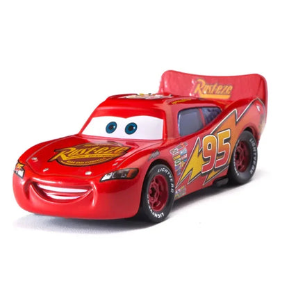 Cars toy Pixar Cars Toy Lightning McQueen Jackson Storm Mater Sally Sheriff 1:55 Diecast Model Car Toy
