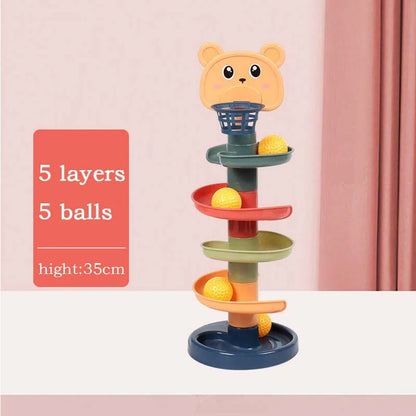 Montessori Baby Toy Rolling Ball Children Montessori Educational Games For Babies