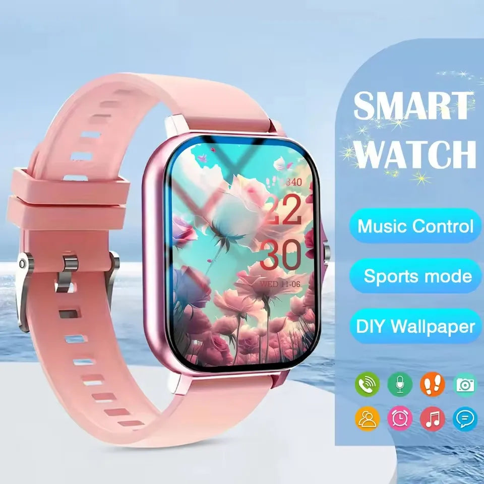 Men Women Smart Watch 1.83'' Waterproof Fitness Sports Watch Answer Call Sleep Sport Pedometer Information Alerts Smartwatch New
