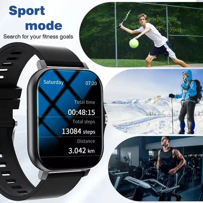 Men Women Smart Watch 1.83'' Waterproof Fitness Sports Watch Answer Call Sleep Sport Pedometer Information Alerts Smartwatch New