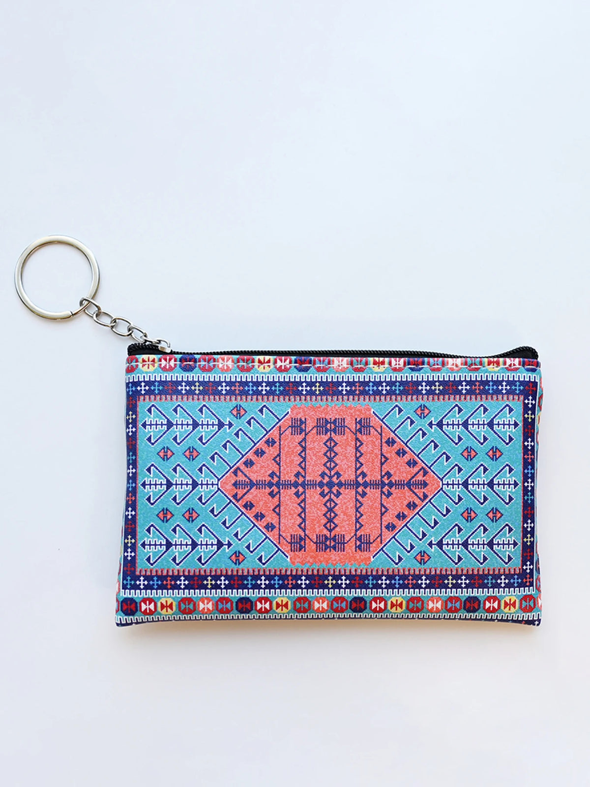 Vintage Printed Coin Wallet, Lightweight and Versatile Storage Bag, Coin Wallet, Gift Bag