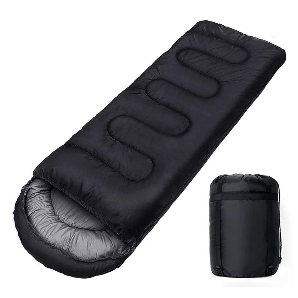 Camping Sleeping Bag Lightweight 4 Season Warm Envelope Mummy Cotton Winter Sleeping Bag