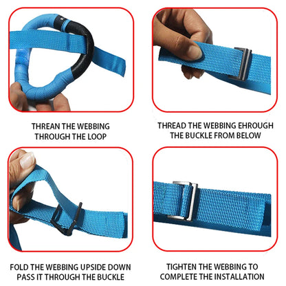 Rings Toys Gymnastics Rings Children's Sports Toys Anti-Slip Straps Adjustable