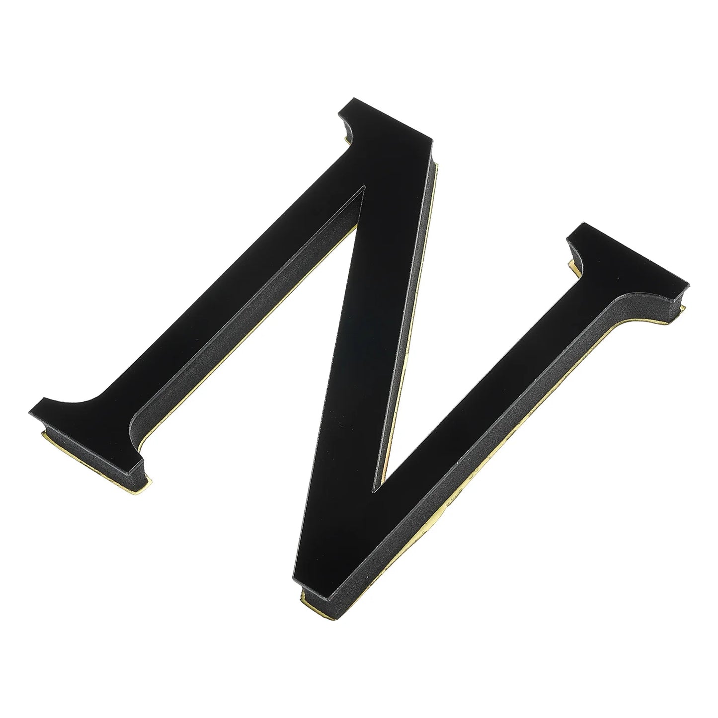 10cm 26 Letters 3D Mirror Acrylic Wall Art Sticker Black Self-Adhesive