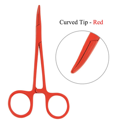 12.5cm New Animals Straight Curved Trauma Shears  Hemostat Forceps