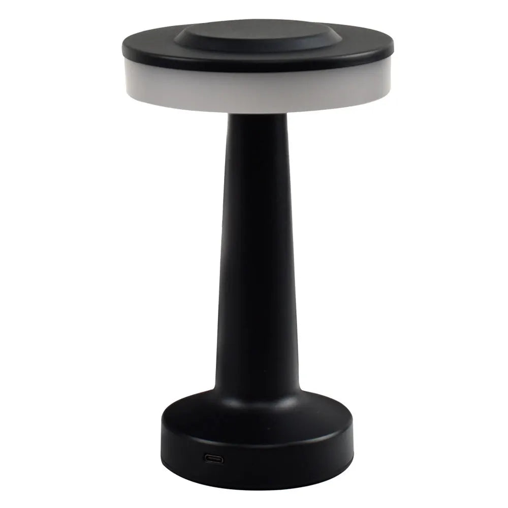 UFO Table Lamp Metal Touch Decor for Bar Coffee Table Restaurant Decoration Light Desk LED Rechargeable Night Lights Bedroom