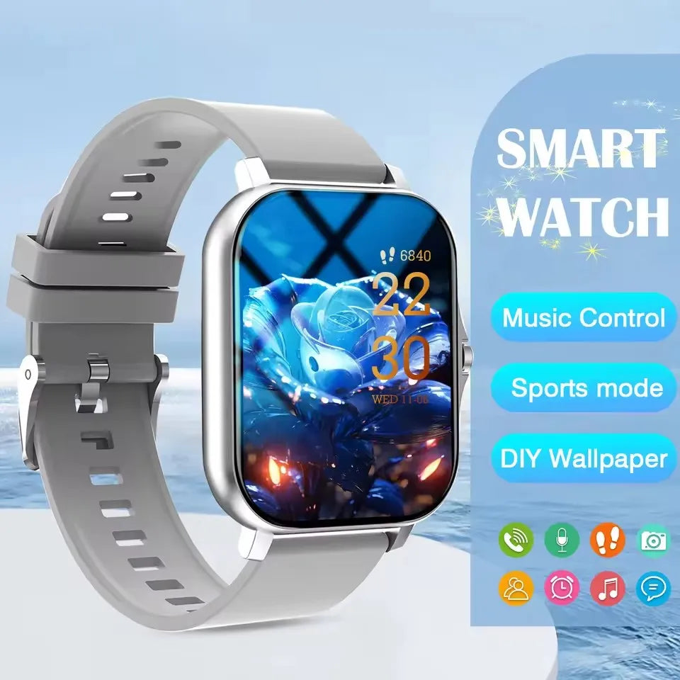 Men Women Smart Watch 1.83'' Waterproof Fitness Sports Watch Answer Call Sleep Sport Pedometer Information Alerts Smartwatch New