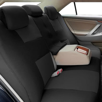 Universal Car Seat Covers Full Set Fit For Most Car SUV Truck Accessories Interior Rear Seat Can Split With 40/60 50/50 60/40
