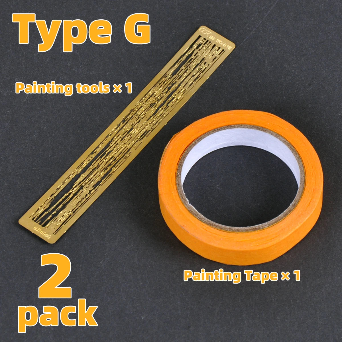 Scale model kit painting tools Reusable metal Hollow airbrush stencil Spray mask Natural wood grain finish Multi-scale