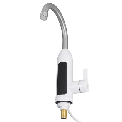 3000W Instant Water Heater Faucet 360 Degree Rotatable Water Pipe IPX4 ABS Tankless Stainless Steel Kitchen Heating Tap for Home