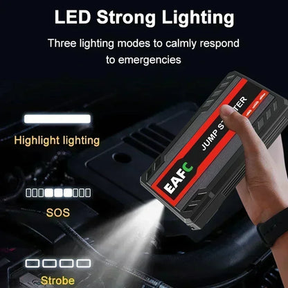 Car Jump Starter 2000A/1200A/600A Car Battery Starter Portable Power Bank Charger 12V