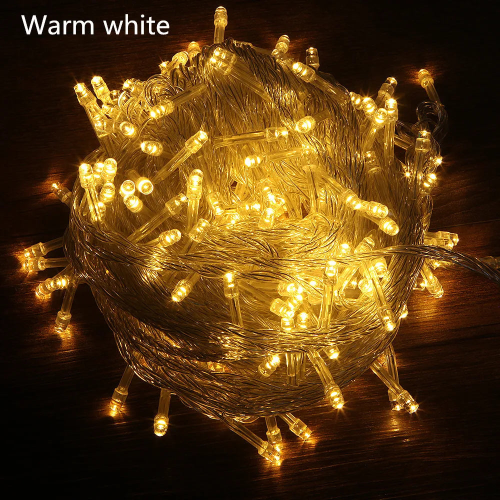 Holiday Led  Lights Outdoor 100M 50M 30M 20M 10M 5MLed String Lights Decoration