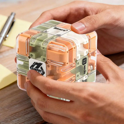 Large 3D Labyrinth Cube Puzzle, 3D Puzzles Maze Cube Ball Puzzle, Spatial AwarenBrain Training Toy or StrRelie & Logic Developme