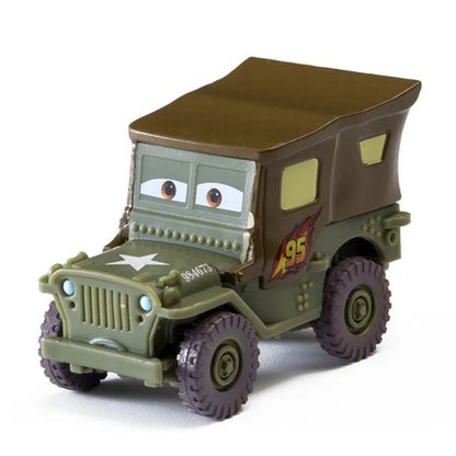Cars toy Pixar Cars Toy Lightning McQueen Jackson Storm Mater Sally Sheriff 1:55 Diecast Model Car Toy