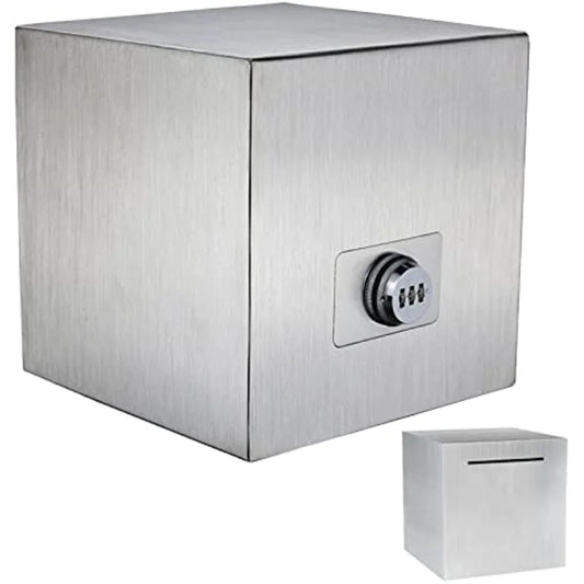 Adult Piggy Bank Reusable Password Piggy Bank Stainless Steel Piggy Bank Helps Save Money