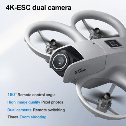 GT3 Mini Drone 8K Profesional HD Camera Obstacle Avoidance FPV Quadcopter With 180° Adjustable Camera RC Dron For Children Toys