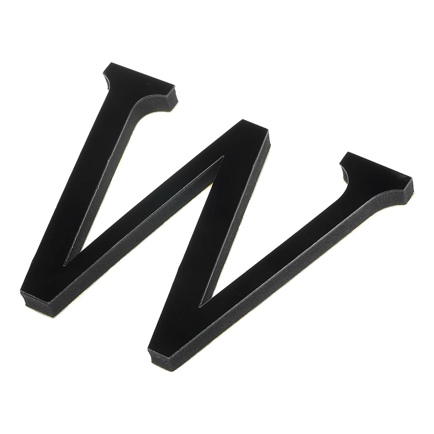 10cm 26 Letters 3D Mirror Acrylic Wall Art Sticker Black Self-Adhesive