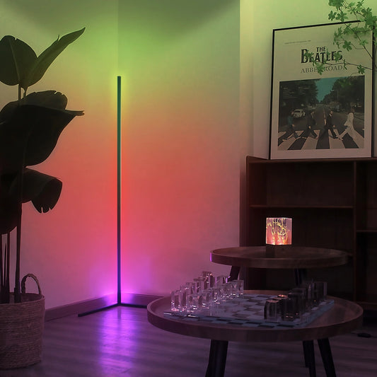 Corner Floor Lamp, 60-Inch Led Corner Lamp, p For Living Room Bedroom Game Room