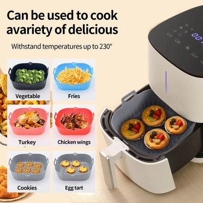 Silicone air fryer special tray food safety