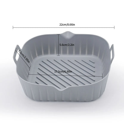Silicone air fryer special tray food safety