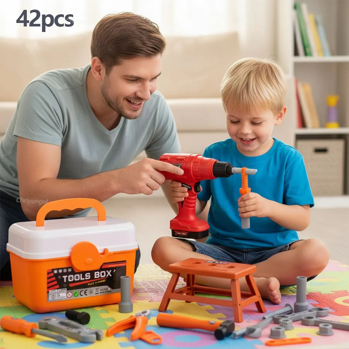 Kids Tool Set Toys 38/41/42 PCS Pretend Play Repair Construction