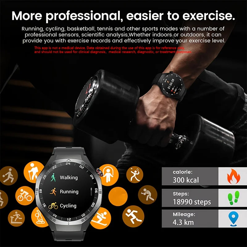 2026 New Bluetooth Smart Watch with Call Function 1.52-inch Customizable Dial Sor Men Women  with Health Monitor